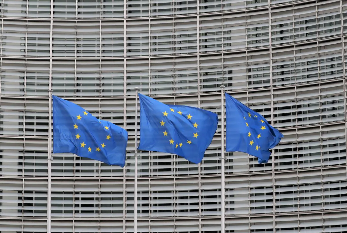 European Union flags flutter outside the European Commission headquarters in Brussels, Belgium (Reuters/Yves Herman)
