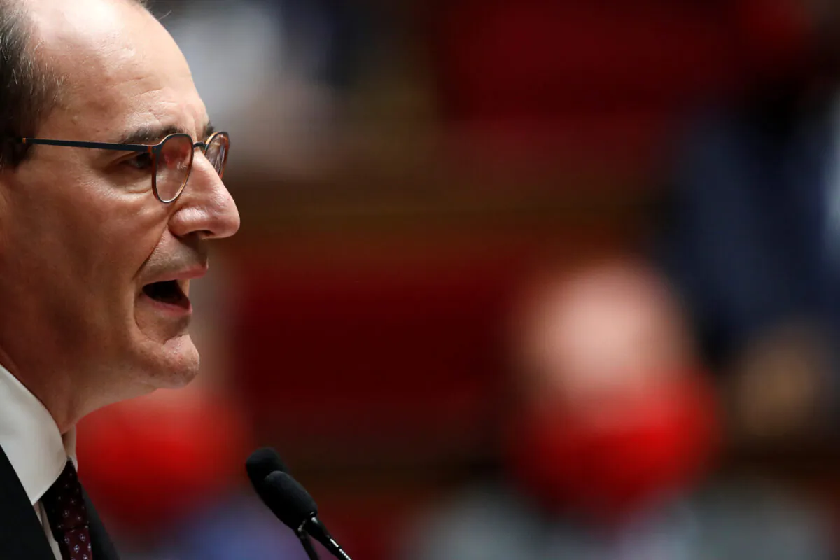 French Prime Minister Jean Castex delivers his speech to unveil the new government policy at the National Assembly in Paris, France, on July 15, 2020. (Gonzalo Fuentes/Reuters)