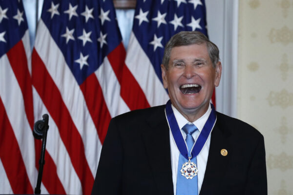 Jim Ryun reacts