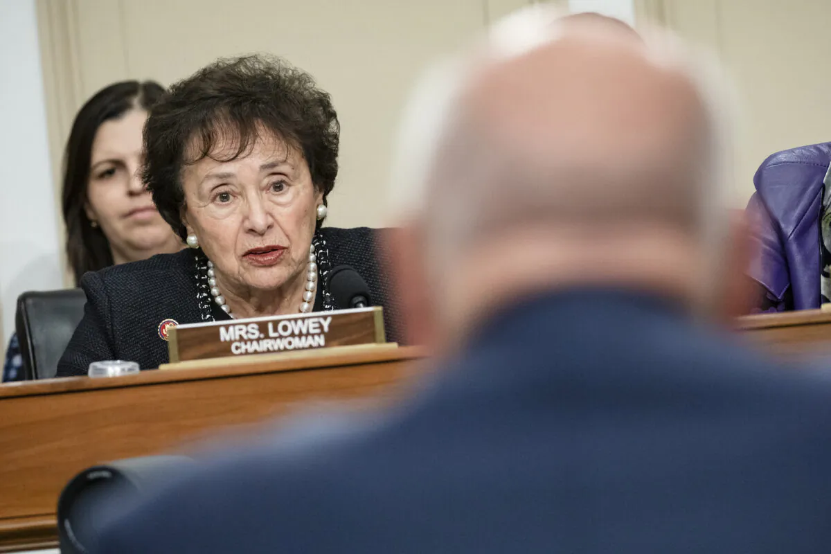 Chairwoman Nita Lowey (D-NY) speaks during a hearing on Capitol Hill, in Washington, on March 10, 2020. (Samuel Corum/Getty Images)