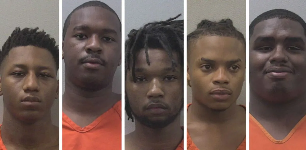 Five UPS employees were arrested last week in connection with firearms that were stolen from the company’s shipping hub in West Columbia, South Carolina, officials said. (Lexington SC Sheriff's Office)