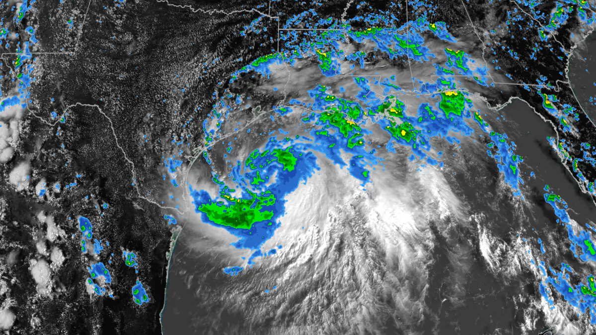 Hanna strengthened to a Category 1 hurricane and is expected to make landfall in southern Texas on July 25, 2020. (CNN Weather)