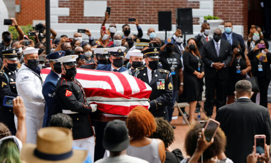 Body of Civil Rights Icon John Lewis Crosses Alabama Bridge for Final Time
