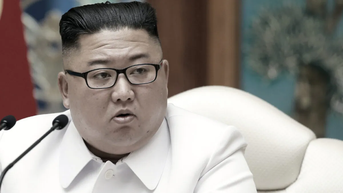 North Korean leader Kim Jong Un attends an emergency Politburo meeting in Pyongyang, North Korea, on July 25, 2020. (Korean Central News Agency/Korea News Service via AP)