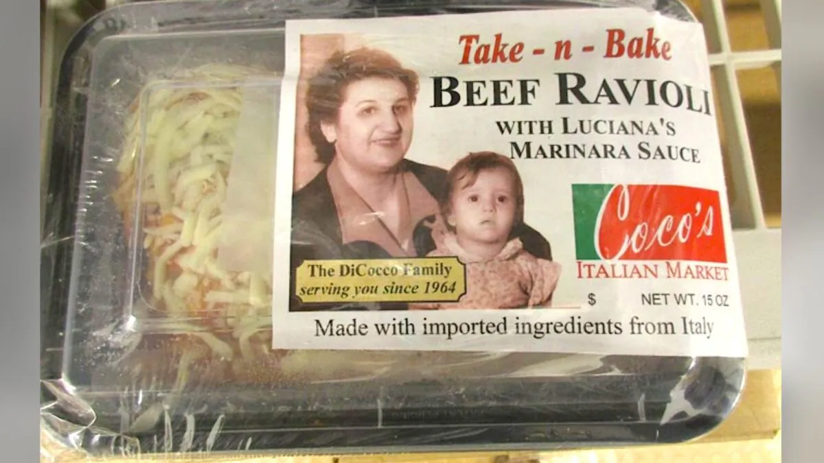 A Coco's Italian Market product, the beef ravioli, that is being recalled by the USDA. (USDA FSIS)
