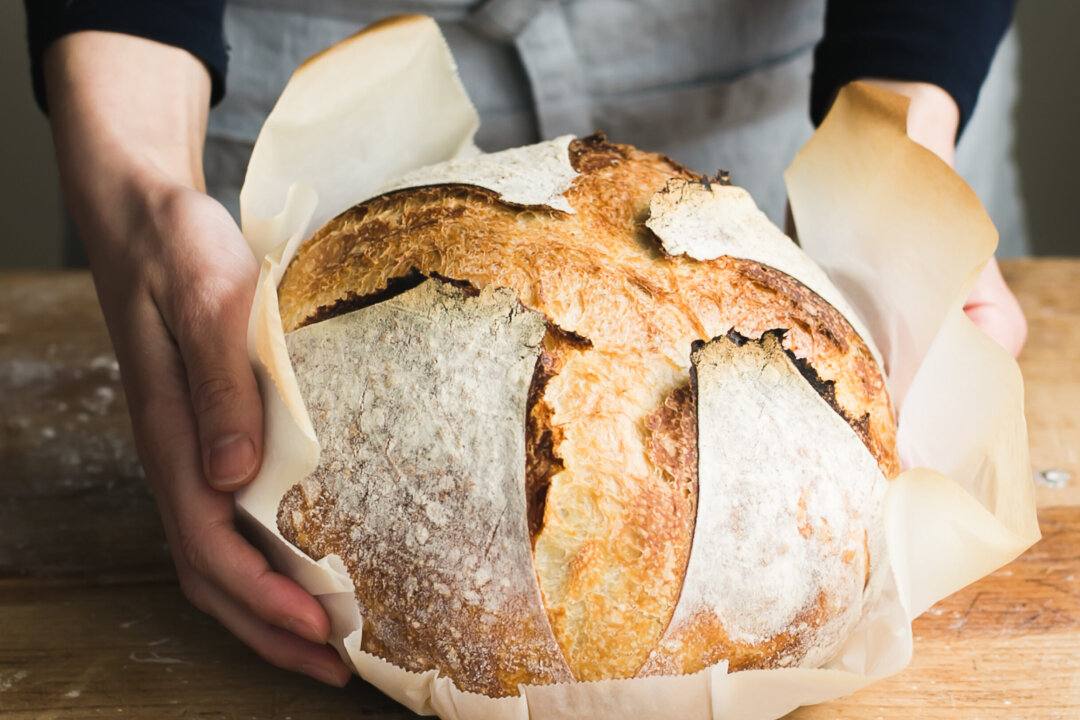 A freshly baked loaf of sourdough, from a starter nurtured in your own kitchen, is nourishment in more ways than one. (Emilie Raffa)