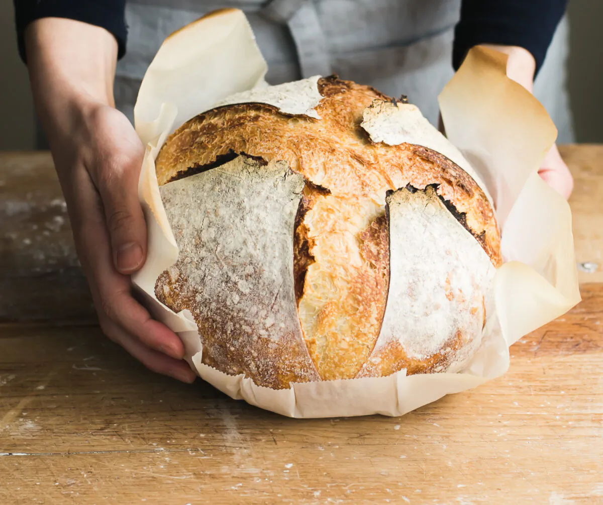 A freshly baked loaf of sourdough, from a starter nurtured in your own kitchen, is nourishment in more ways than one. (Emilie Raffa)