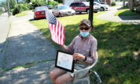 WWII Vet Who Greets Neighbors With American Flag Every Day Honored With Patriotic Car Parade