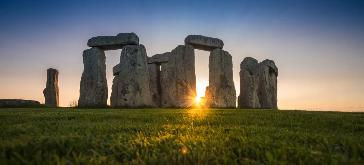 Sunset at Stonehenge. (Andre Pattenden/English Heritage)