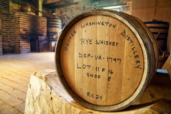 whiskey from george washington distillery