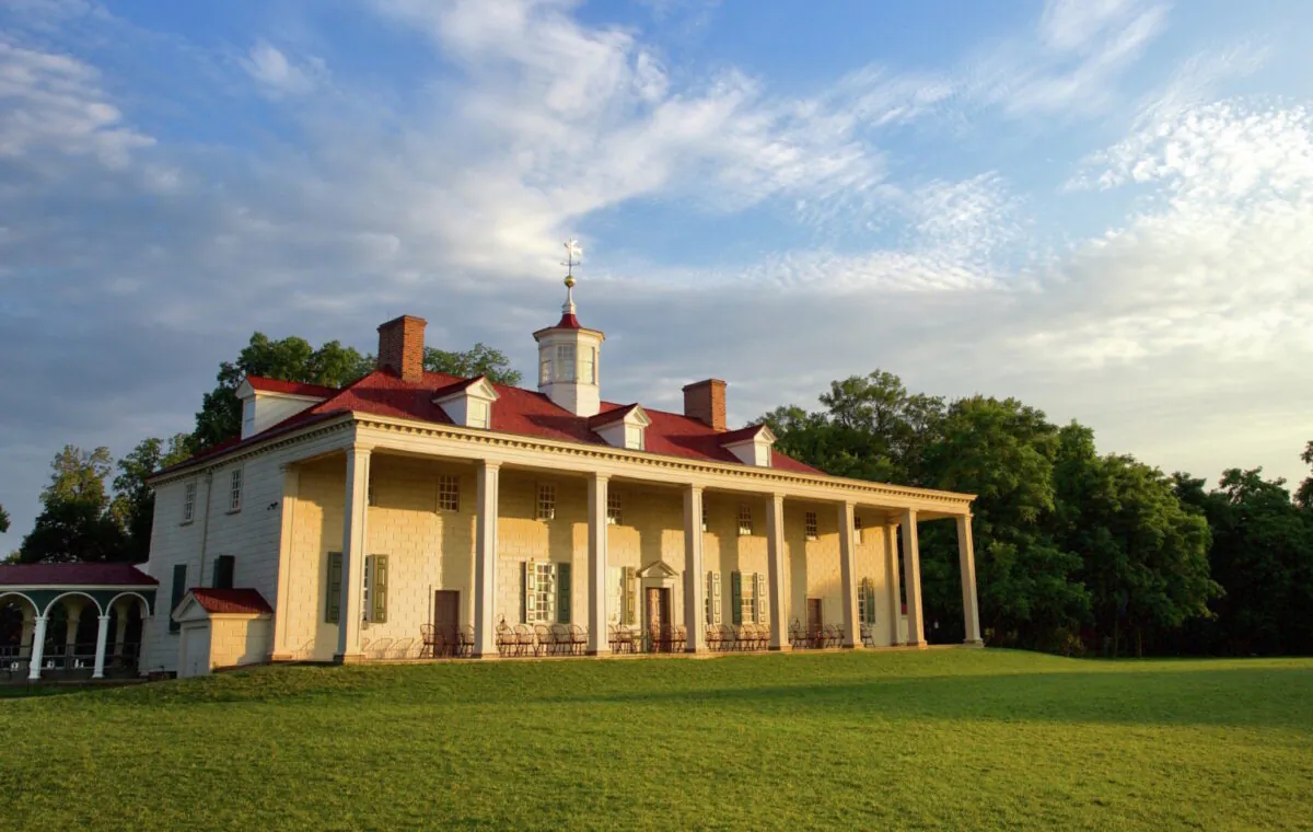 The Mount Vernon Mansion. (Courtesy of George Washington’s Mount Vernon)
