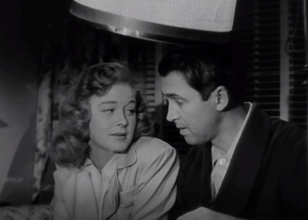 Laura (Helen Walker) and P.J. McNeal (James Stewart)