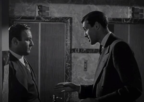 Lee J. Cobb and James Stewart
