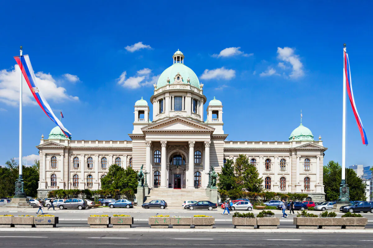 The House of National Assembly in Belgrade, Serbia, on May 15, 2013. (Saiko3p/Istockphoto)