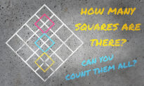 Can You Find All the Squares in This Puzzle? Only EXPERTS Can Count ALL of Them!