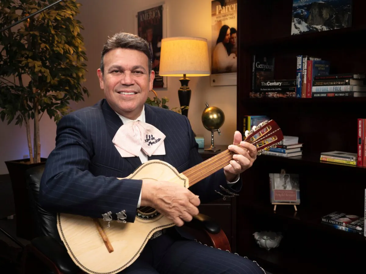 Jose Hernandez sits down for an interview with The Epoch Times' California Insider show. (Hau Nguyen/The Epoch Times)