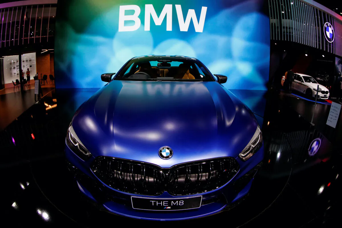 The BMW M8 is seen during the media day of the 41st Bangkok International Motor Show after the Thai government eased measures to prevent the spread of the coronavirus disease (COVID-19) in Bangkok, Thailand, on July 14, 2020. (Jorge Silva/File Photo/Reuters)
