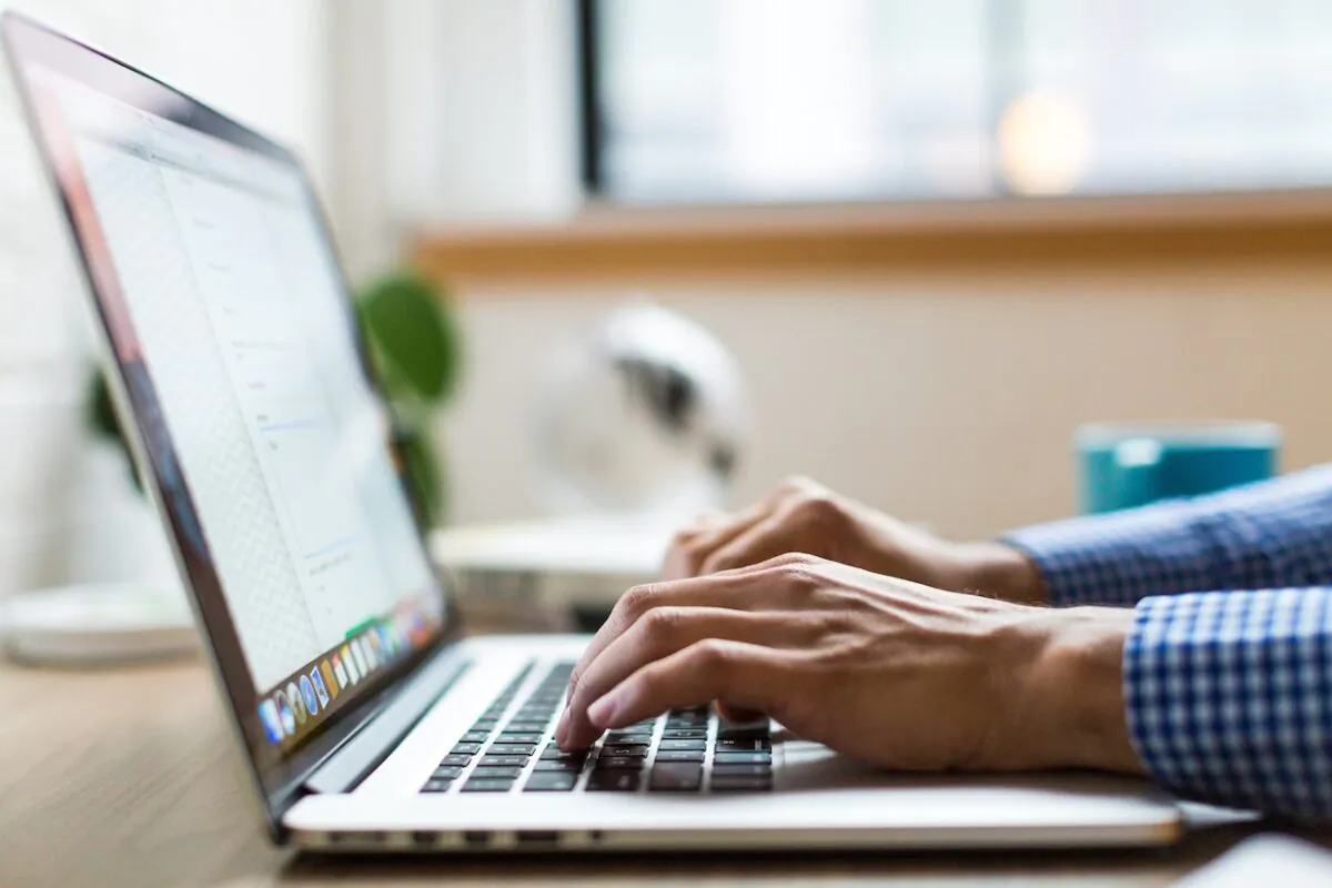Stock image of a laptop. (Burst on Unsplash)