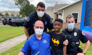 Conway Police Department and Residents Gift Boy New Bicycle After His Was Stolen