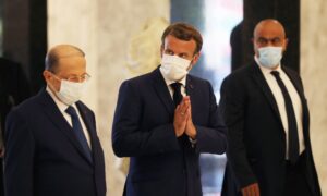 'Revolution': Angry Crowds in Beirut Urge Macron to Help Bring Change