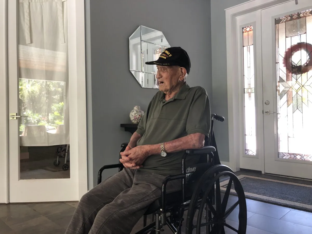 Louis DeBiasio is a World War II Navy veteran. He turns 105 on Monday, Aug. 10, 2020. (Courtesy of Michael DeBiasio)