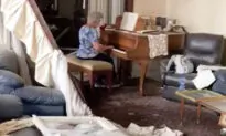 Grandma Plays ‘Auld Lang Syne’ on a Piano Surrounded by Rubble From the Beirut Explosion