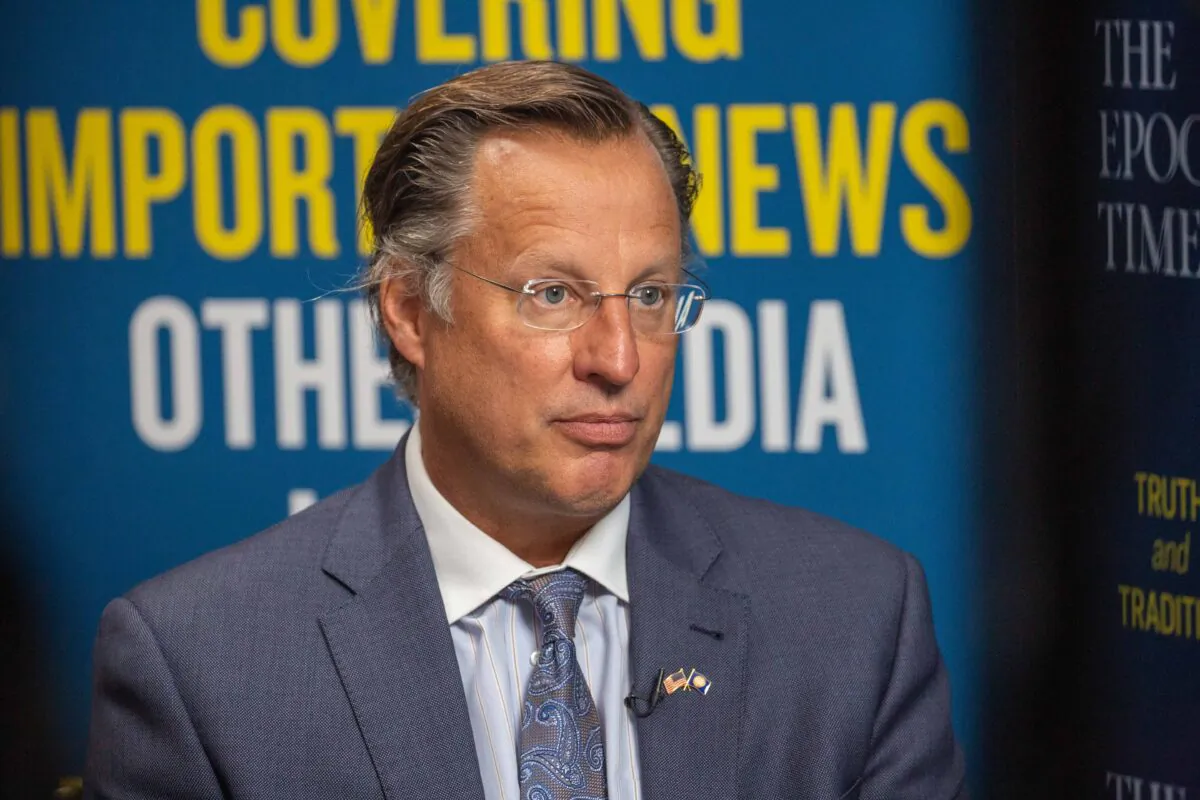 Dave Brat, dean of Liberty University's School of Business, in Washington on July 28, 2020. (Brendon Fallon/The Epoch Times)