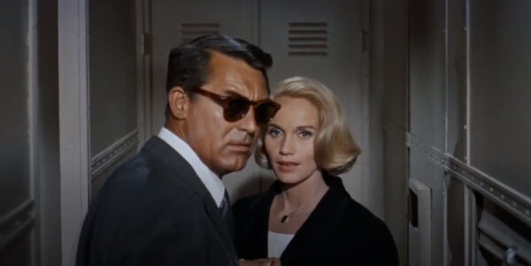 Cary Grant and Eva Marie Saint in North by Northwest