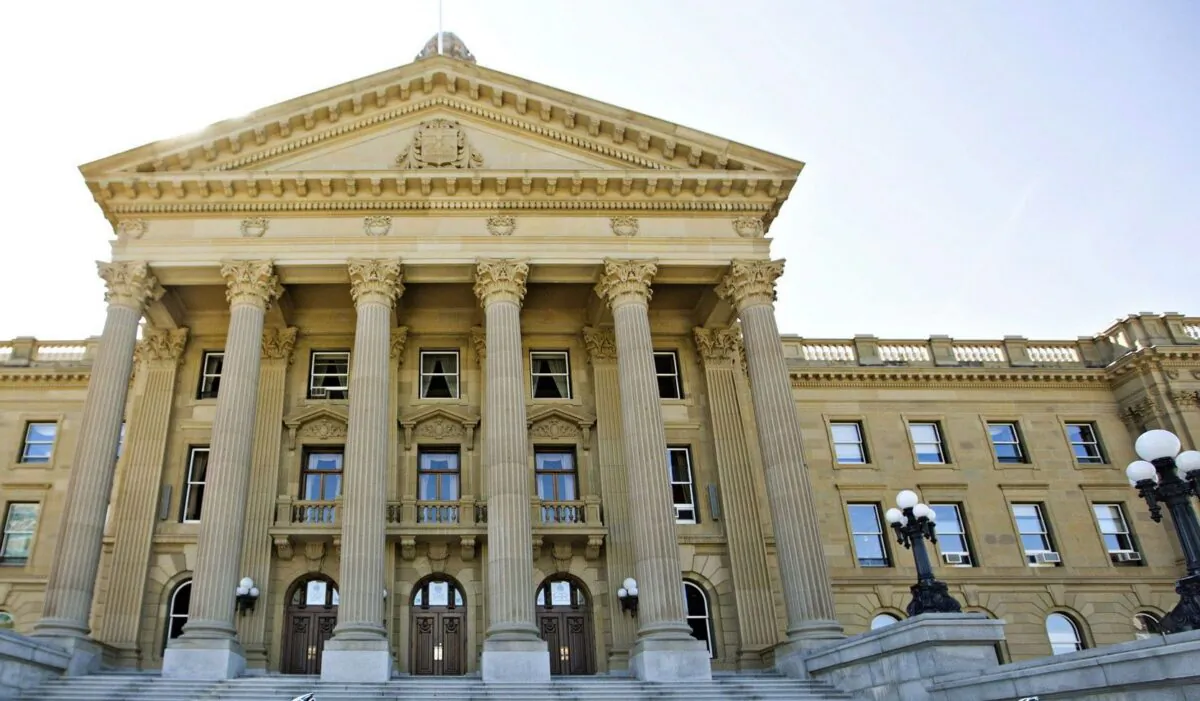 The Alberta legislature in Edmonton a file photo. (Jason Franson/The Canadian Press)