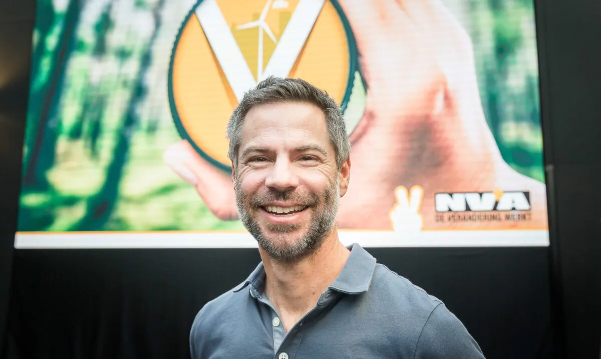 Michael Shellenberger in Gent, Belgium, on Feb. 23, 2019. (James Arthur Gekiere/AFP via Getty Images)