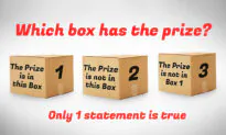 Can You Figure Out Which Box Holds the Prize If Only One of the Statements Is True?