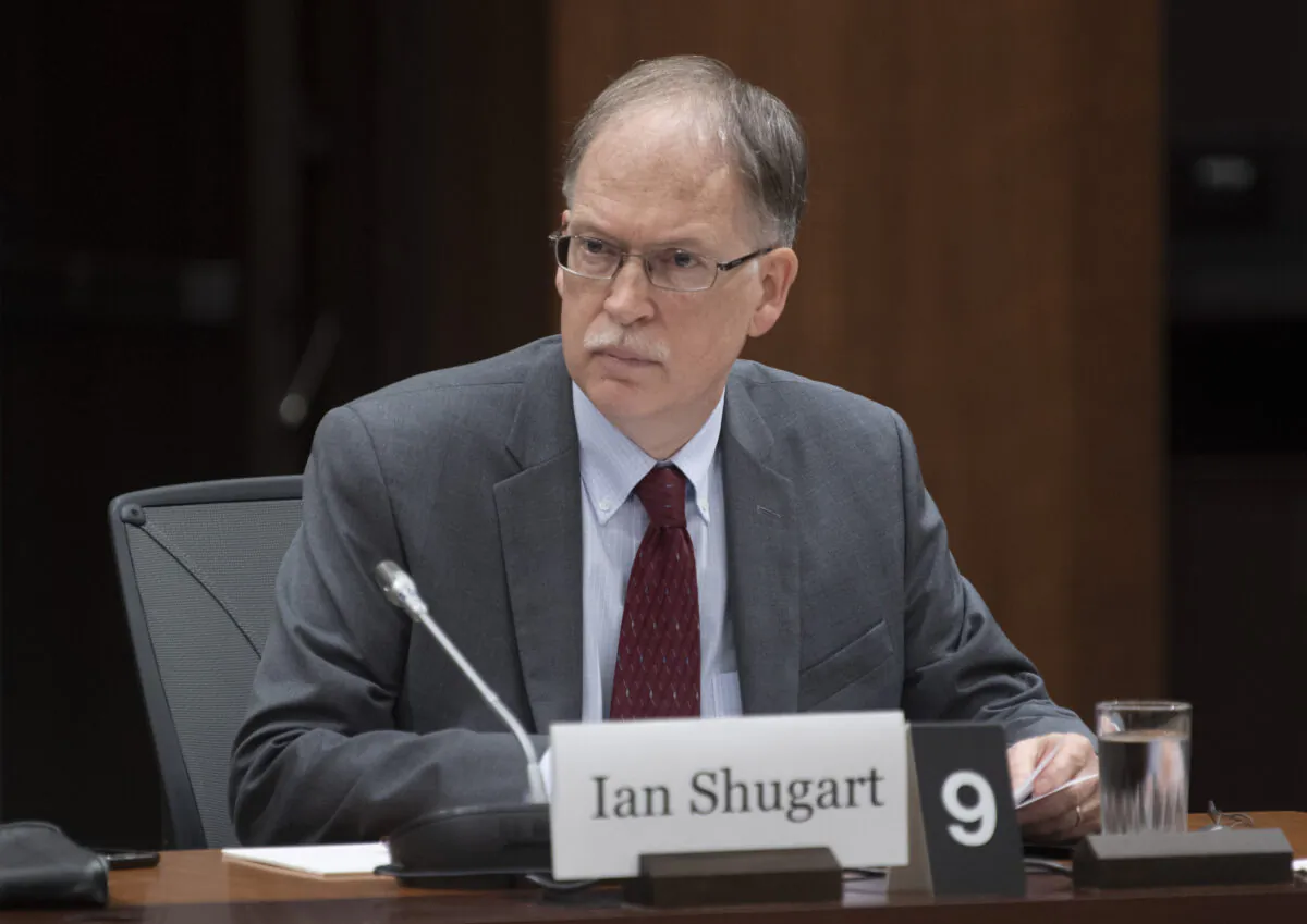 Clerk of the Privy Council Ian Shugart waits to appear before the House of Commons Ethics committee in Ottawa, on Aug. 11, 2020 in this file photo. Mr. Shugart has since been appointed to the Senate. (The Canadian Press/Adrian Wyld)