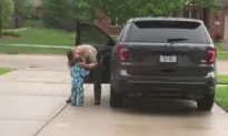 ‘Just One More Kiss’: Heartwarming Video Shows an Officer Saying Goodbye to Son Before Work