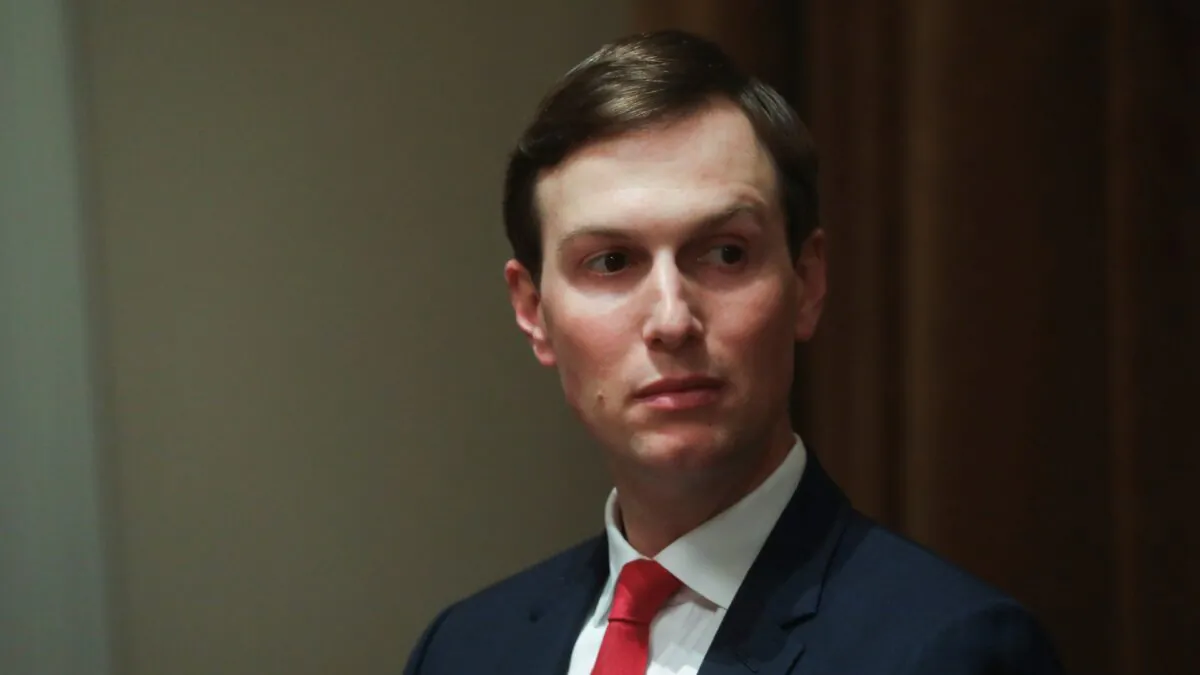 White House senior adviser Jared Kushner listens as U.S. President Donald Trump holds a meeting on economic "opportunity zones" in the Cabinet Room of the White House in Washington, on May 18, 2020. (Leah Millis/Reuters)
