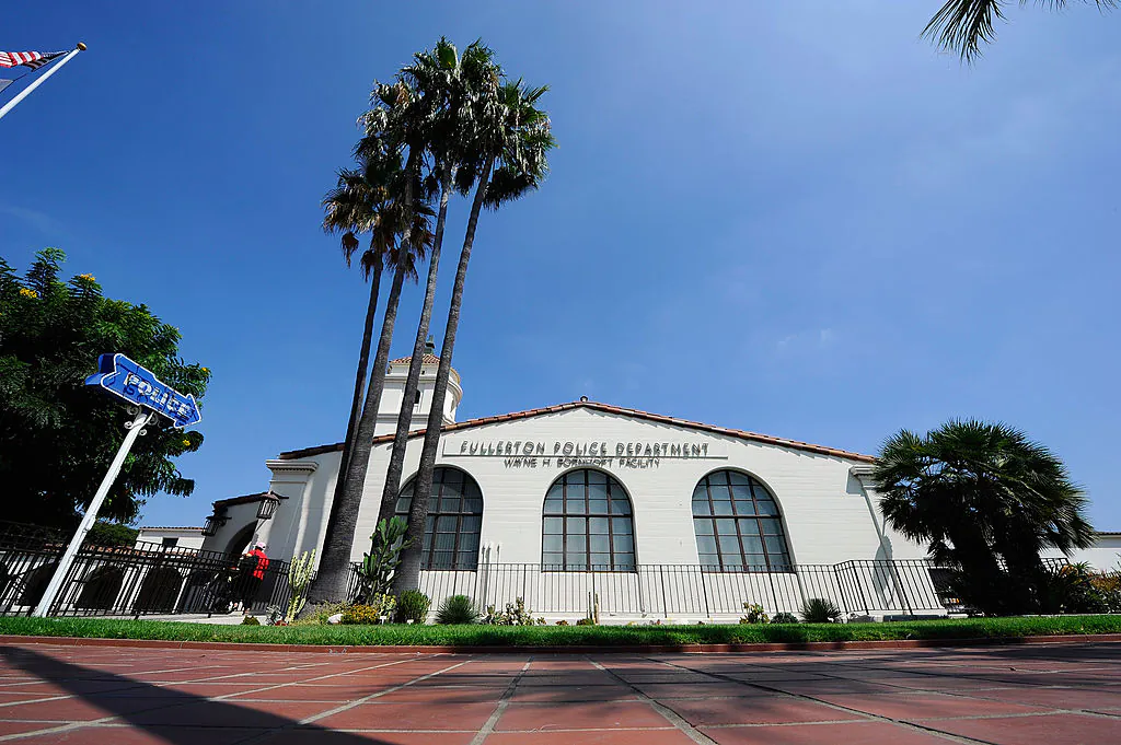 The police station is seen in Fullerton, Calif., on Aug. 20, 2011. (Kevork Djansezian/Getty Images)