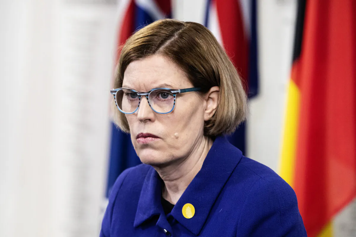 NSW chief health officer Kerry Chant looks on during a press conference in Homebush in Sydney, Australia on Aug. 12, 2020. (Jenny Evans/Getty Images)