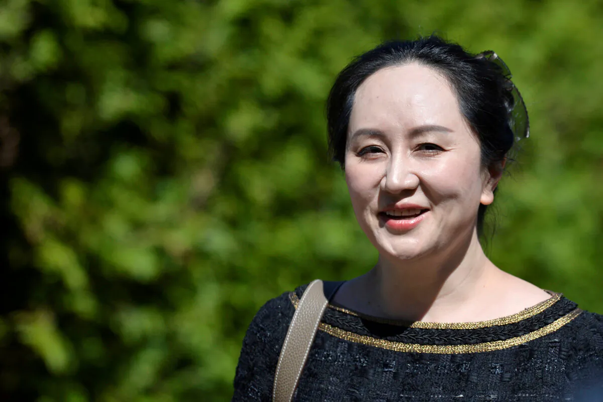 Huawei Technologies Chief Financial Officer Meng Wanzhou leaves her home to attend a court hearing in Vancouver, British Columbia, on May 27, 2020. (Reuters/Jennifer Gauthier/File Photo)
