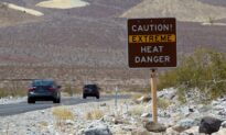 Thermometer in Death Valley, California Shows Highest Global Temperature Since 1913