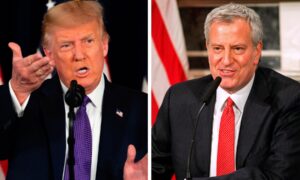 Trump Issues Warning to De Blasio After Weekend of Gun Violence in New York