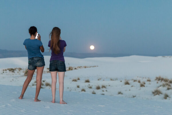 white sands
