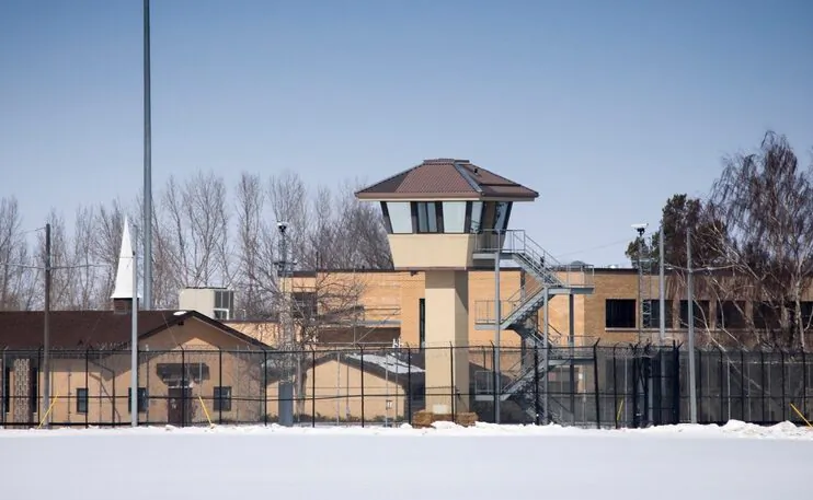 The Bowden Institution medium security facility is pictured near Bowden, Alta., on March 19, 2020. (The Canadian Press/Jeff Mcintosh)