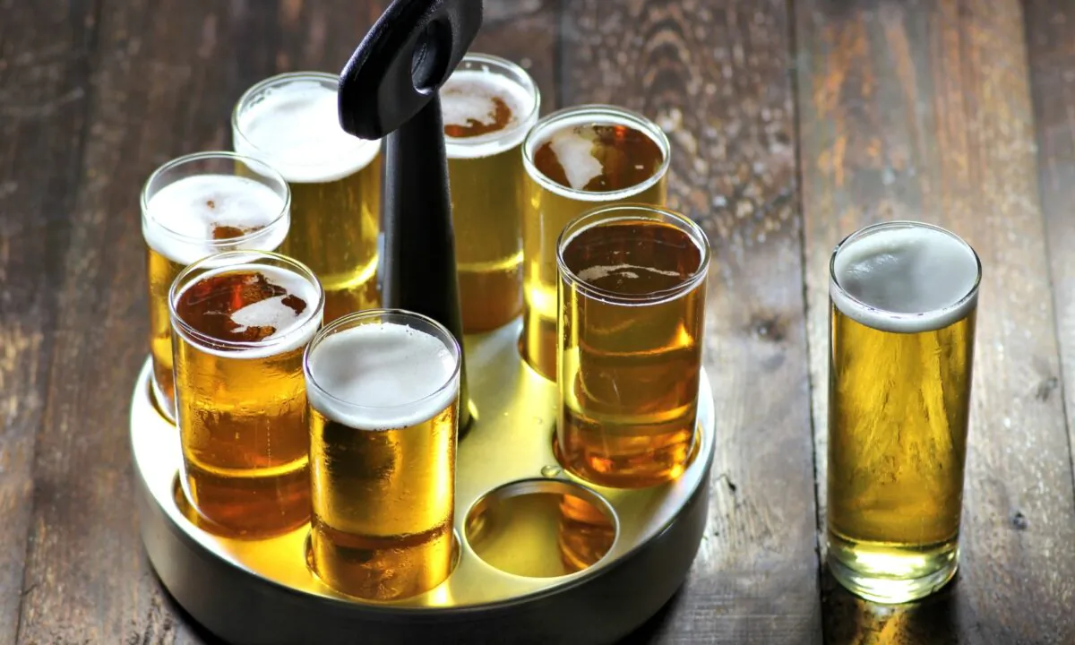 Kolsch is traditionally served in a special 200-milliliter (6.7 oz) glass cylinder called a stange. (Kevin Revolinski)