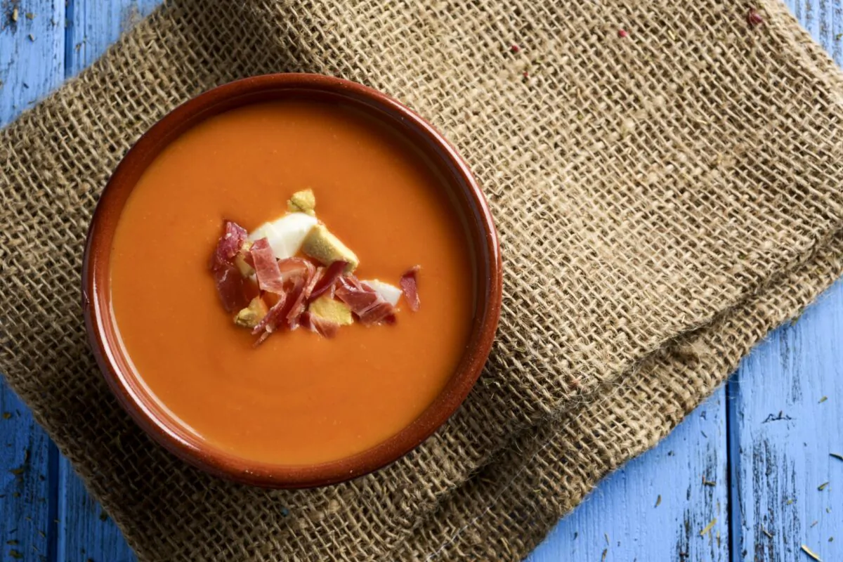 Salmorejo has a creamy red look and a body that jiggles like sea foam. (Nito/Shutterstock)