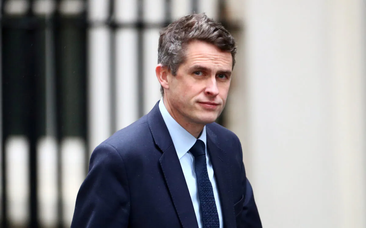 Former Education Secretary Gavin Williamson on Downing Street in London, UK, on Dec.17, 2019. (Hannah McKay/Reuters)