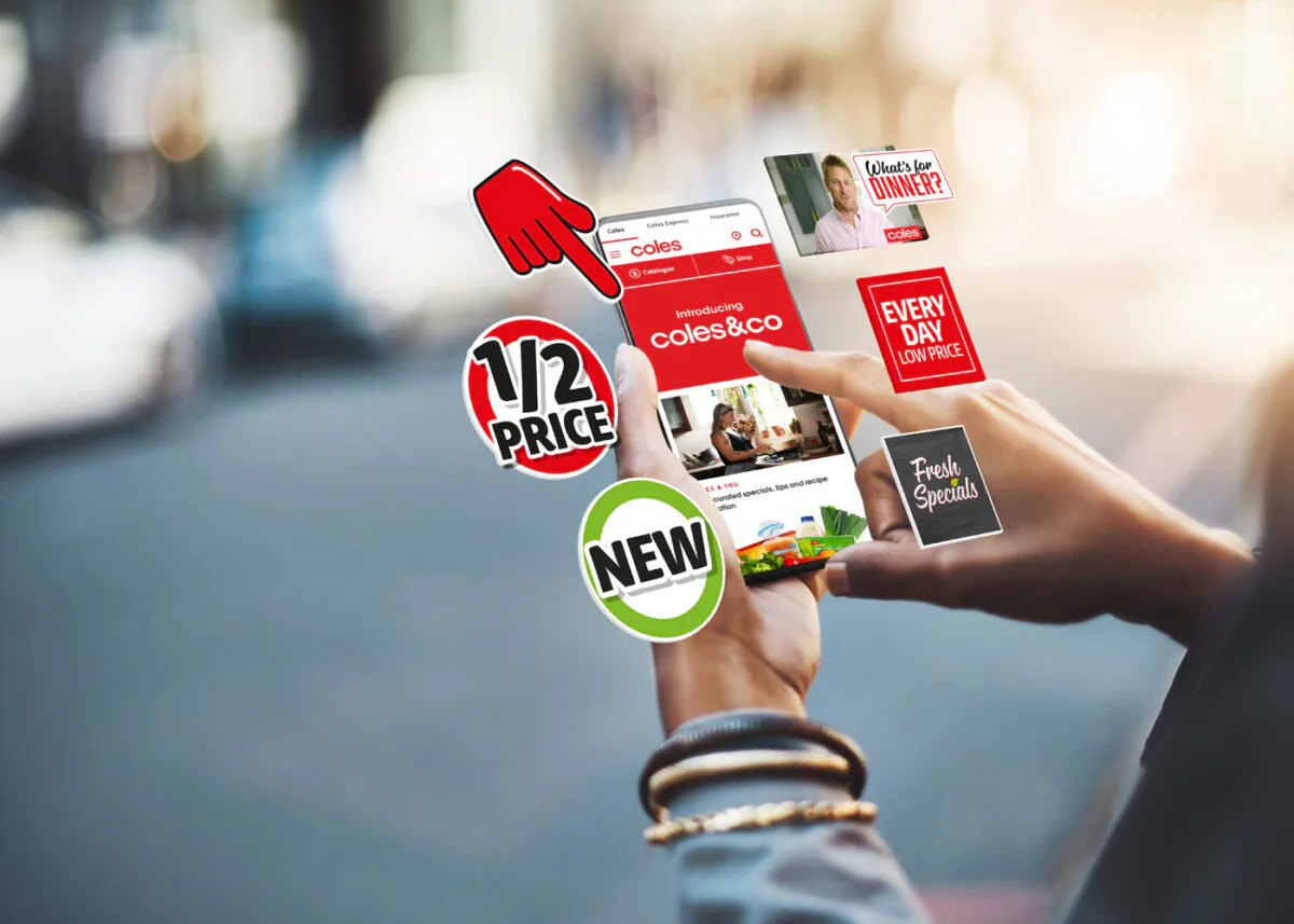 Coles’s digital catalogues will be replacing printed catalogues. (Supplied)