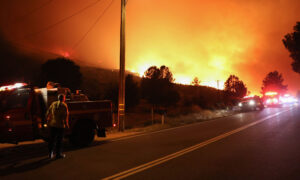 California Firefighters Save American Flag From Burning Property Amid Devastating Lake Fire