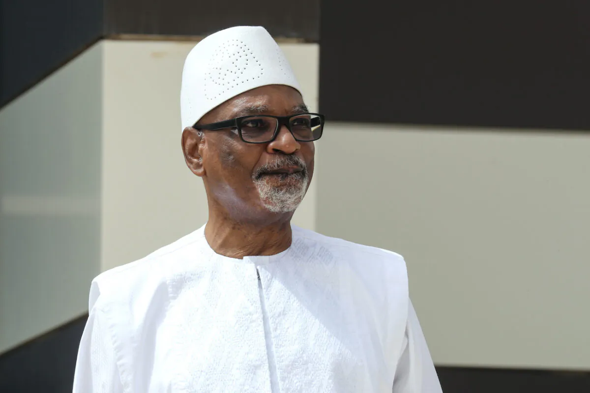 Mali President Ibrahim Boubacar Keita poses for a picture during the G5 Sahel summit in Nouakchott, Mauritania June 30, 2020. (Ludovic Marin /Pool via Reuters/File Photo)