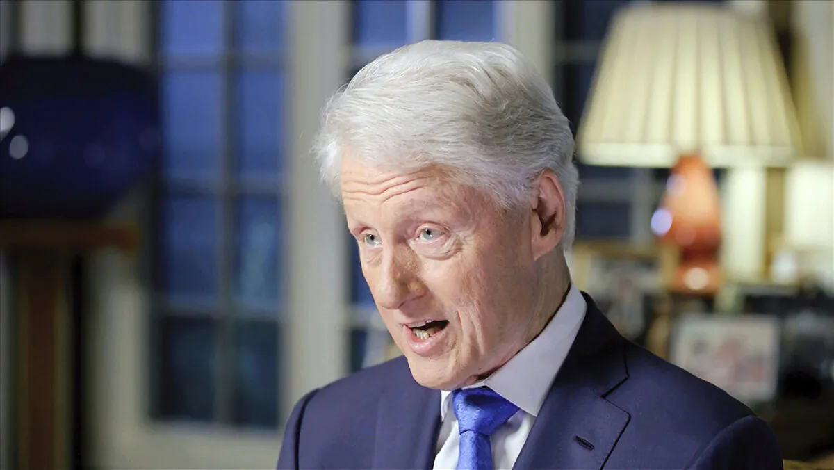 Former President Bill Clinton speaks during the second night of the Democratic National Convention, on Aug. 18, 2020. (Democratic National Convention via AP)