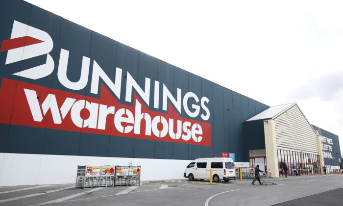 Bunnings Warehouse is seen in Maribyrnong on August 4, 2020 in Melbourne, Australia.  (Daniel Pockett/Getty Images)