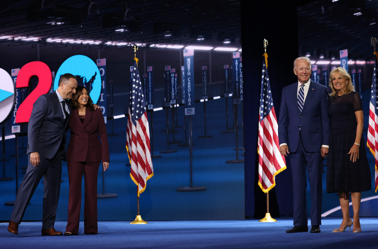 Vice Presidential Nominee Kamala Harris Addresses Virtual DNC From Delaware